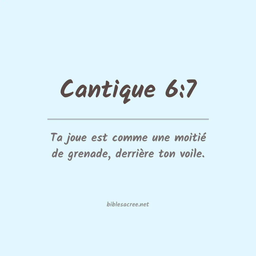 Cantique - 6:7