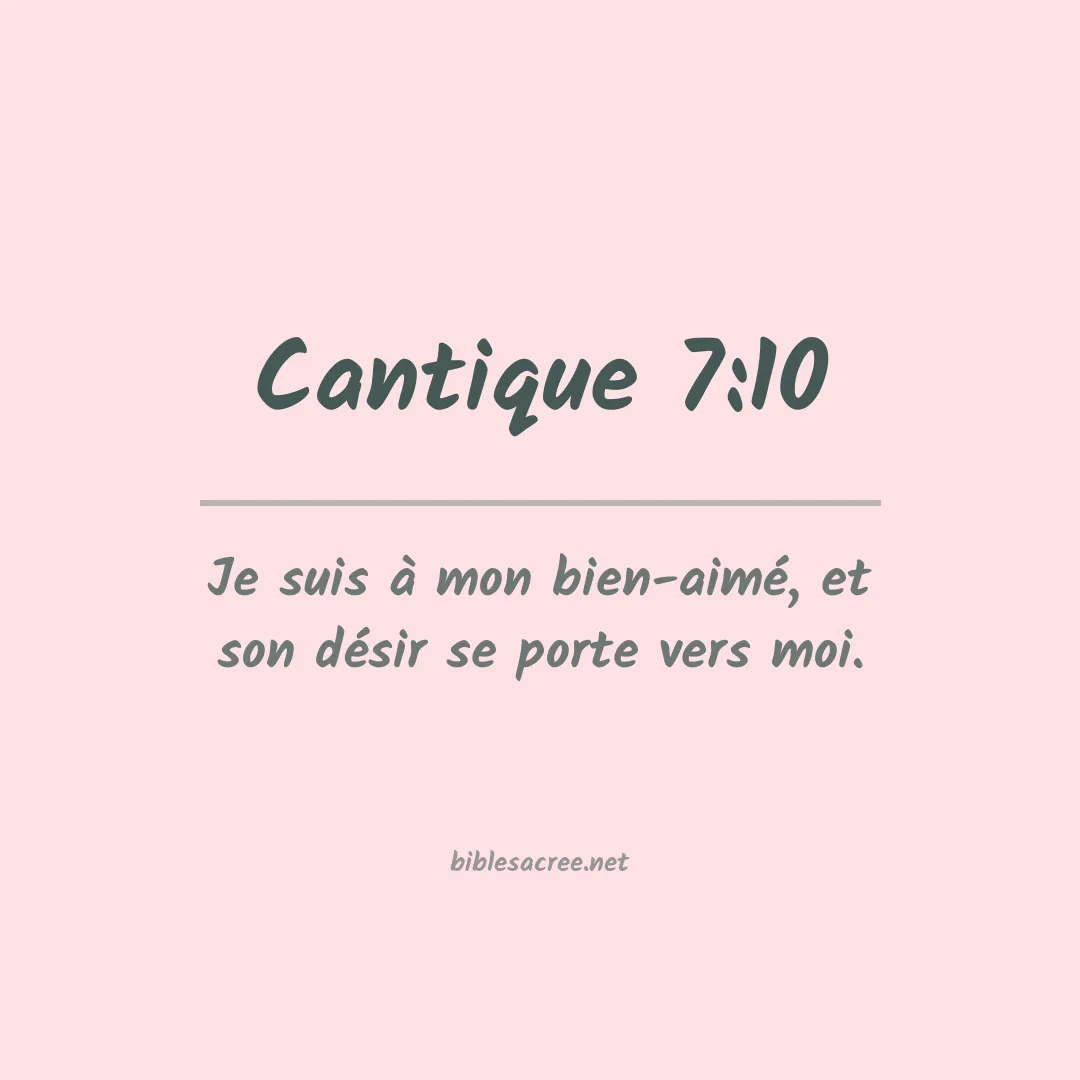 Cantique - 7:10