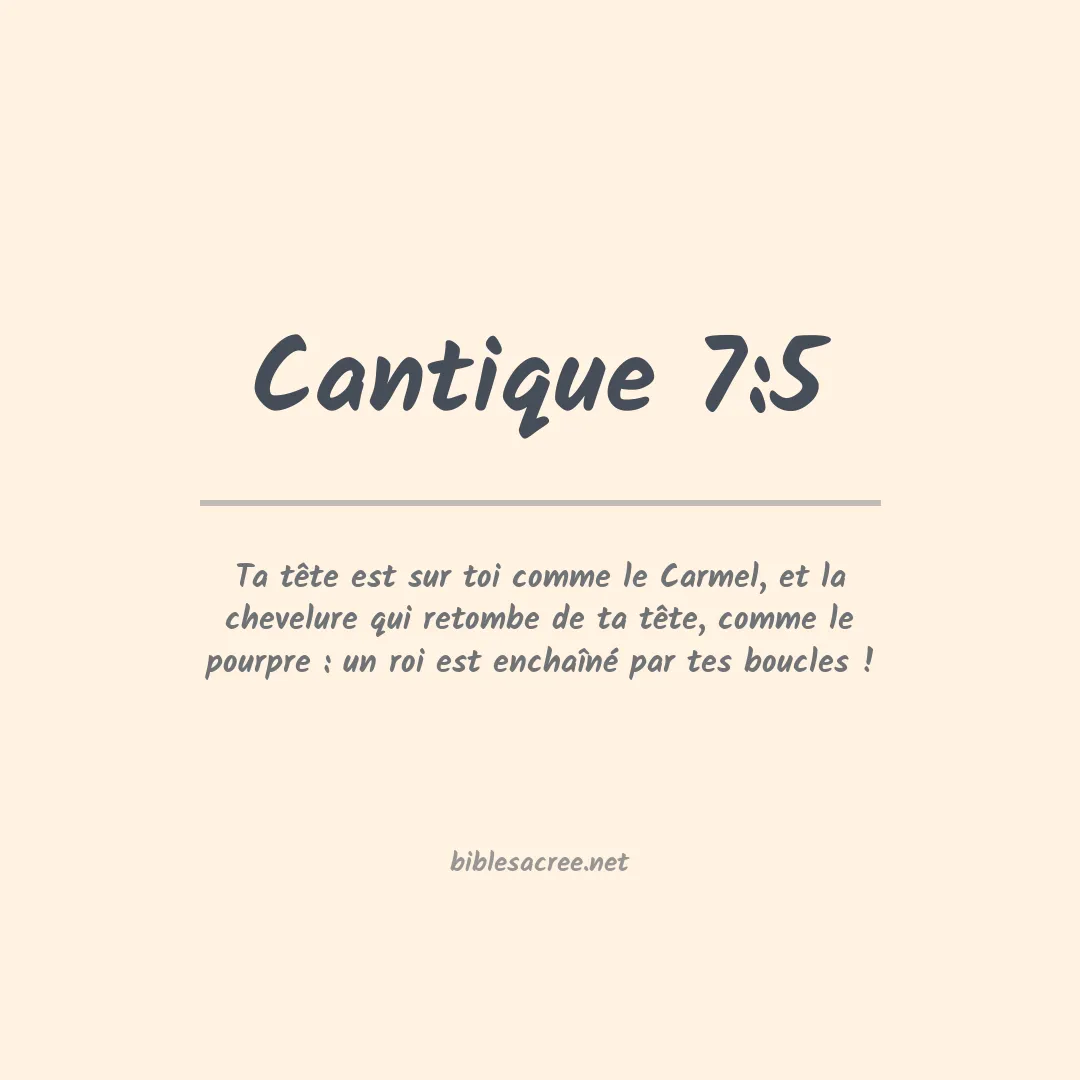 Cantique - 7:5