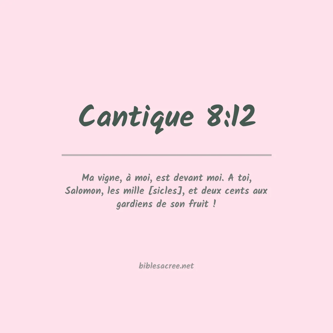 Cantique - 8:12