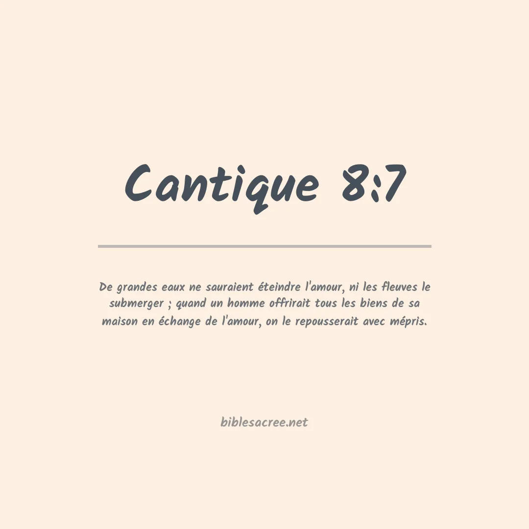 Cantique - 8:7