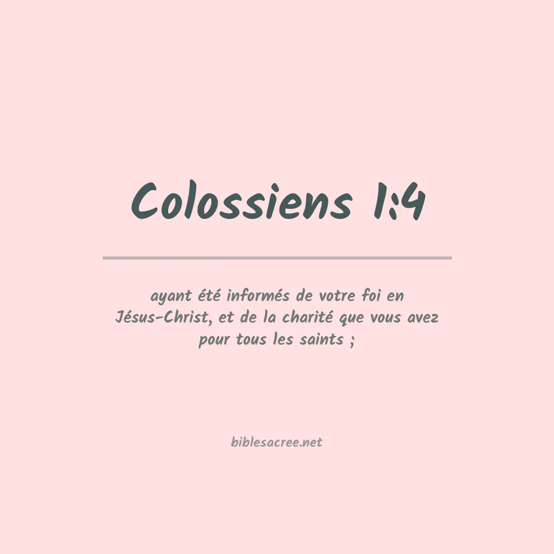Colossiens - 1:4