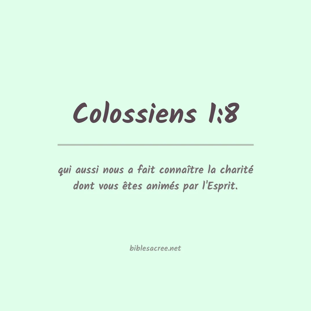 Colossiens - 1:8