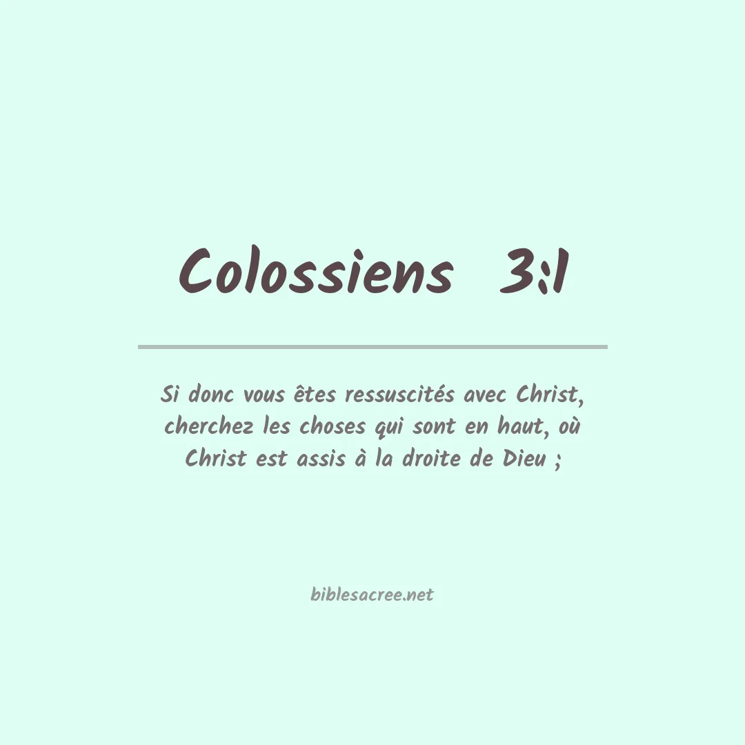 Colossiens - 3:1