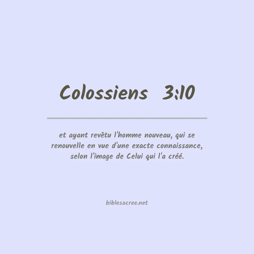 Colossiens - 3:10