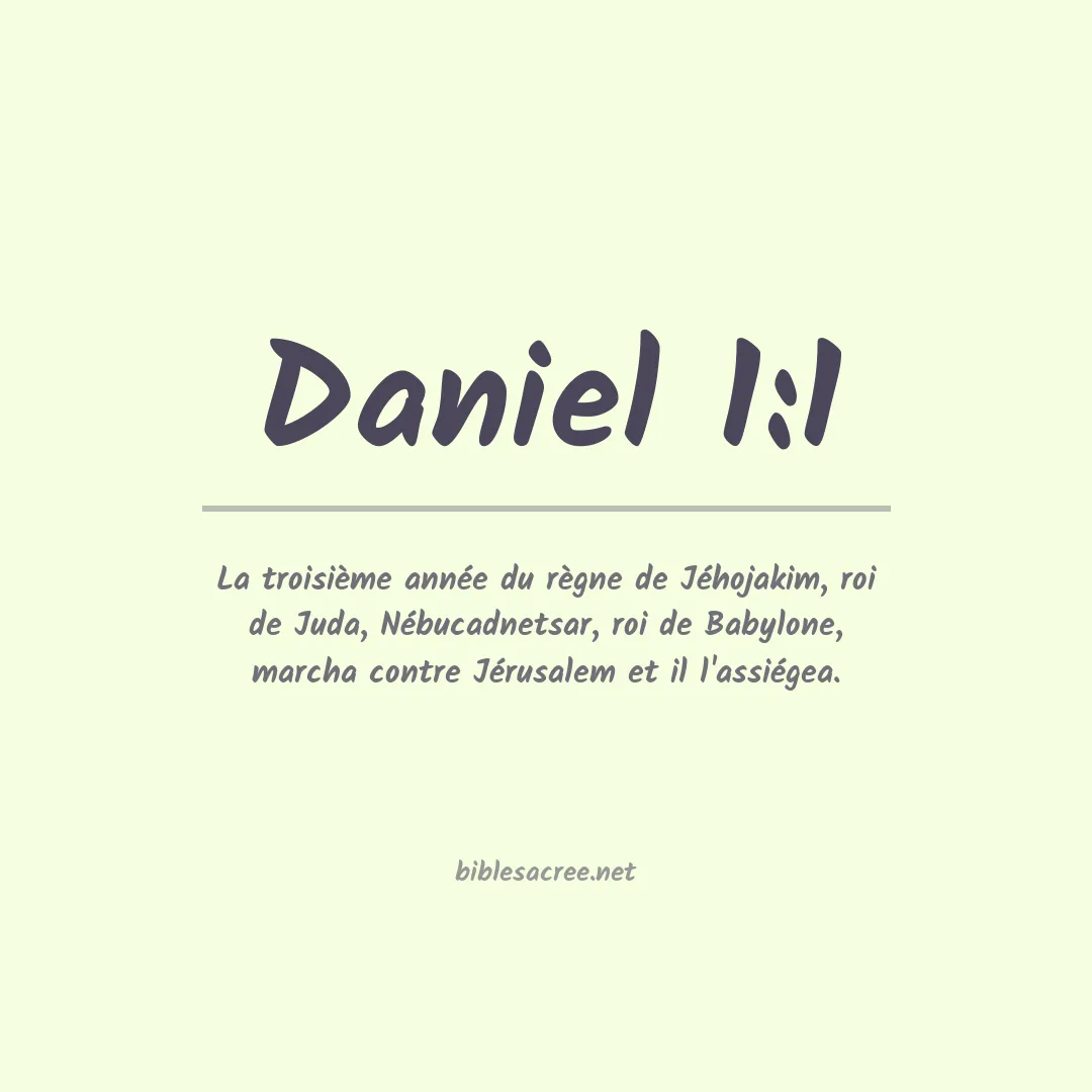 Daniel - 1:1