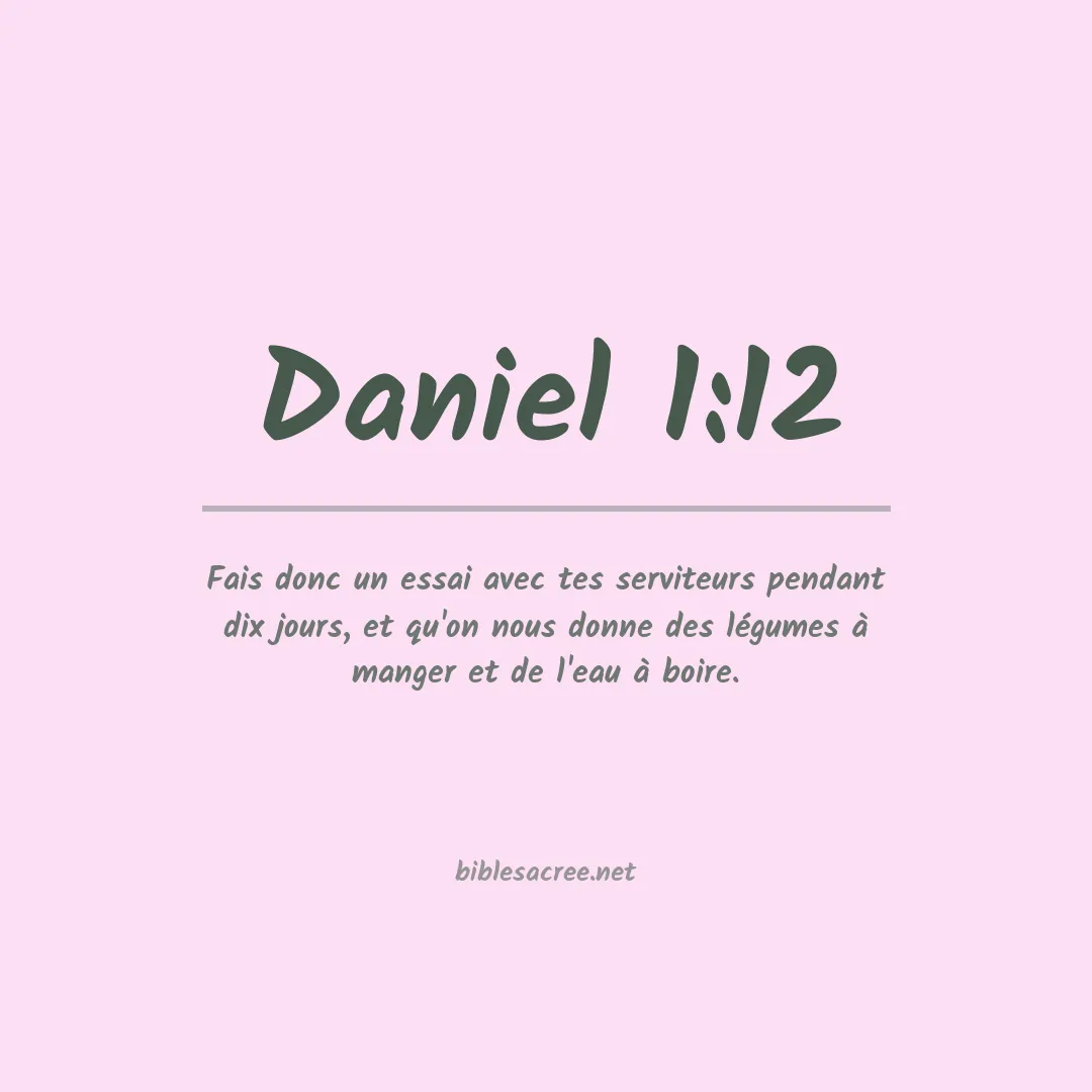Daniel - 1:12