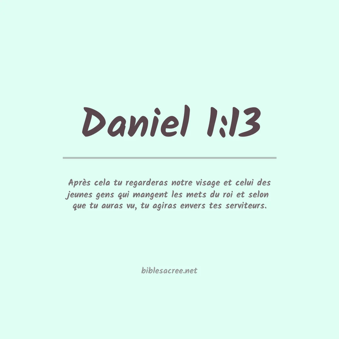 Daniel - 1:13