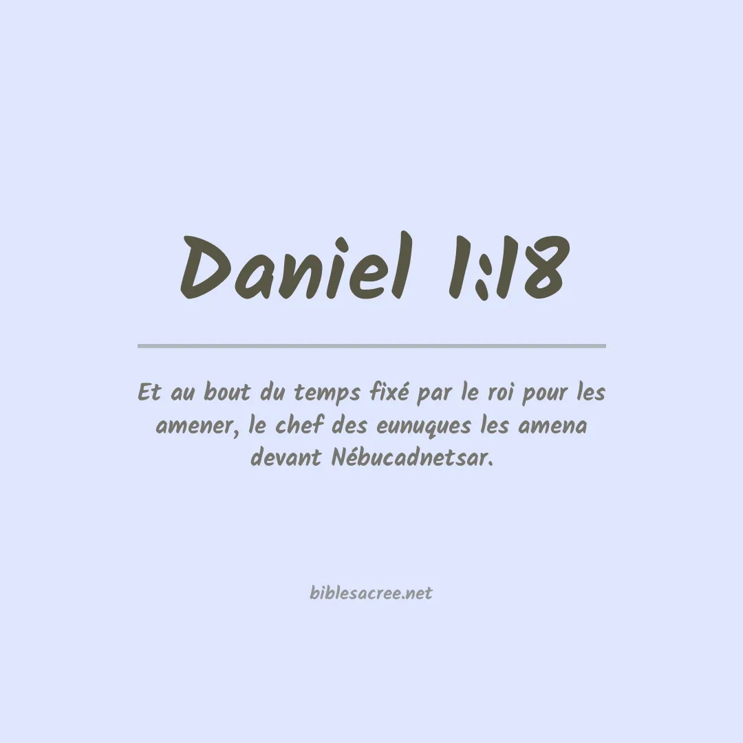 Daniel - 1:18