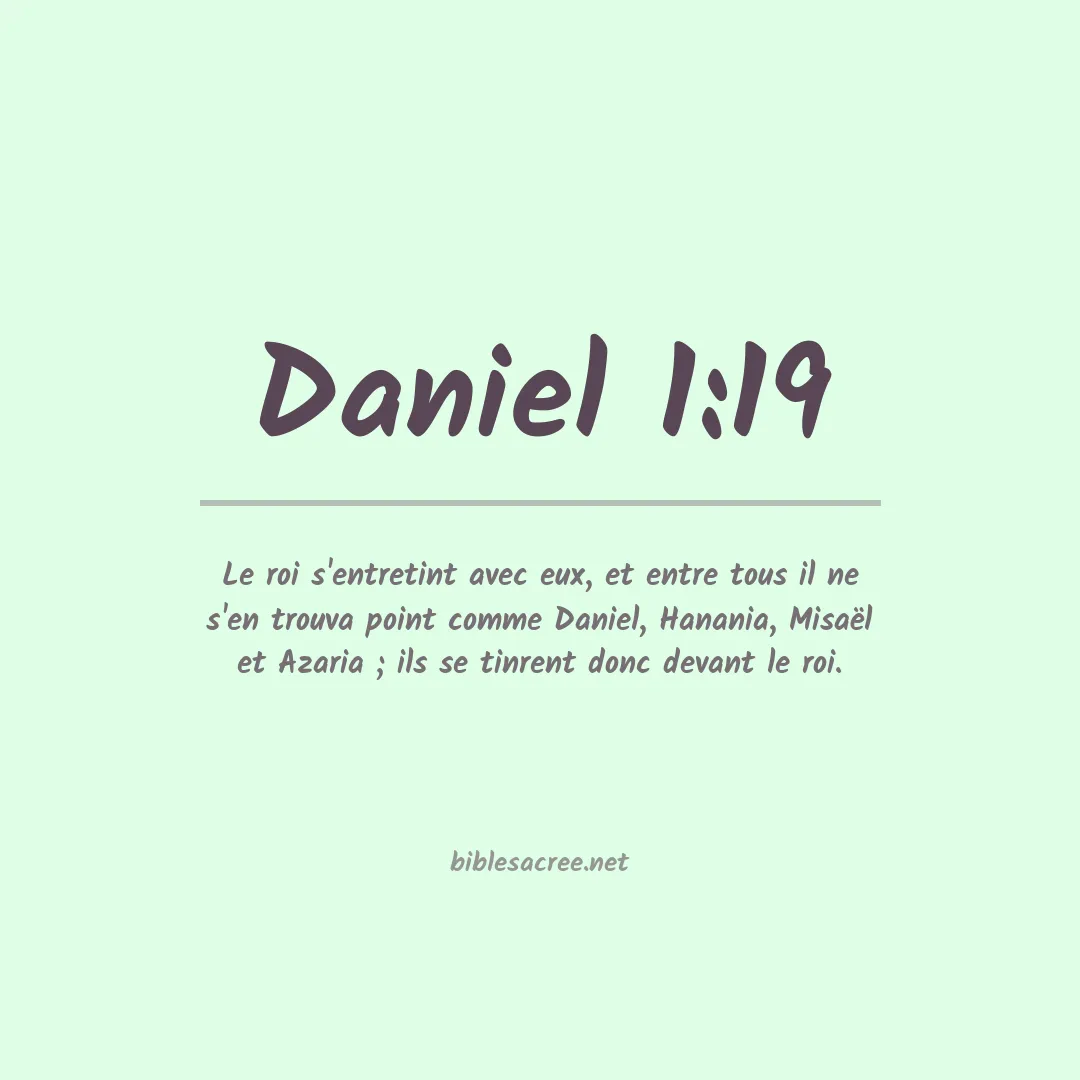 Daniel - 1:19