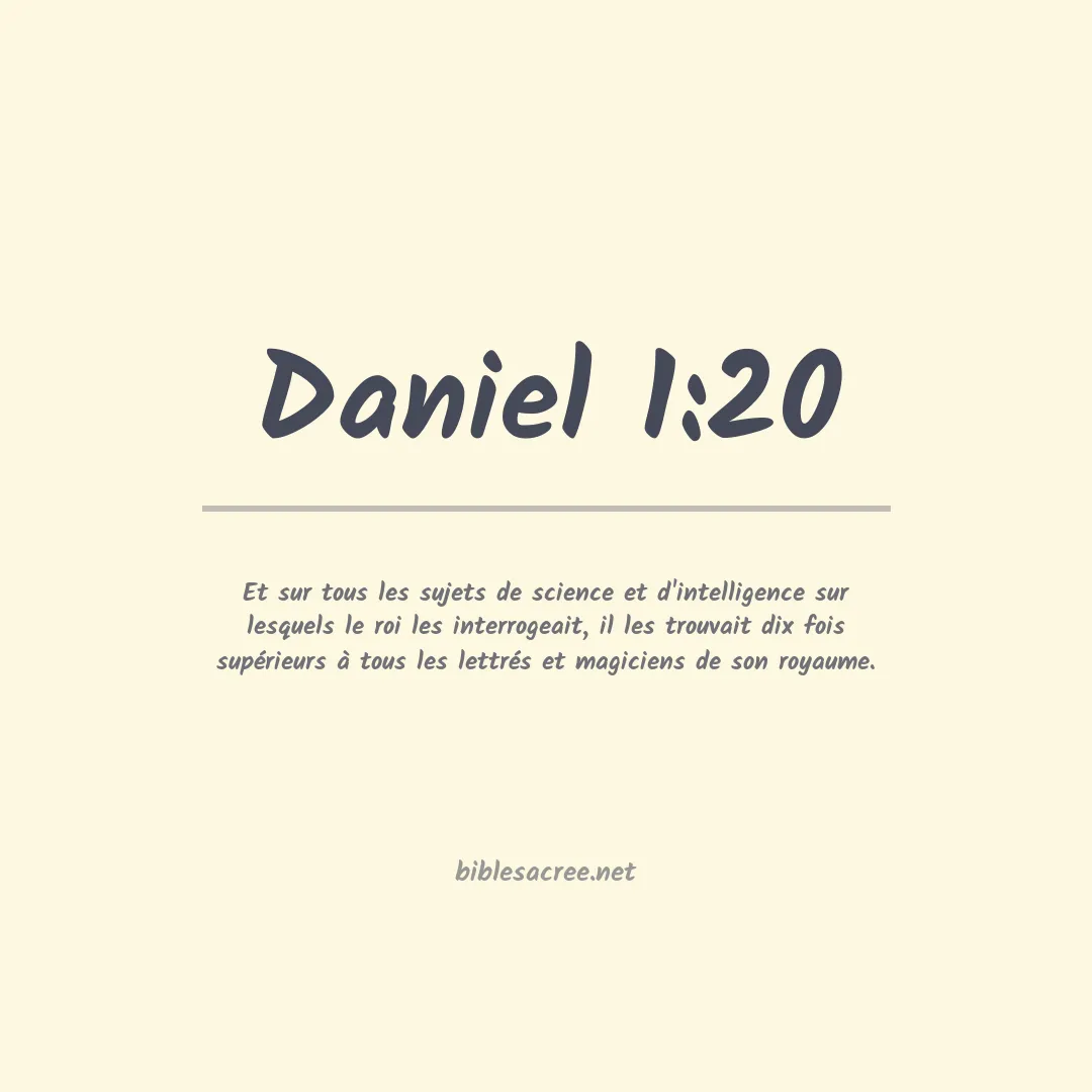 Daniel - 1:20