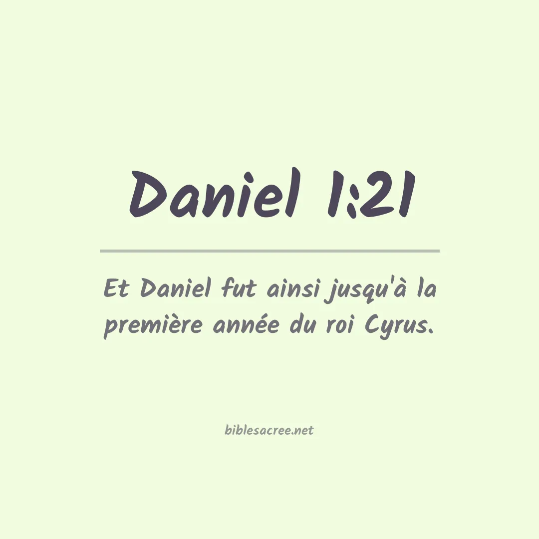 Daniel - 1:21