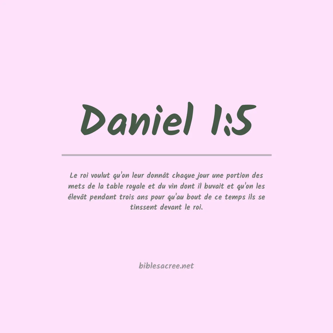 Daniel - 1:5