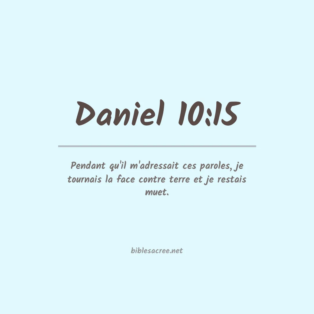 Daniel - 10:15