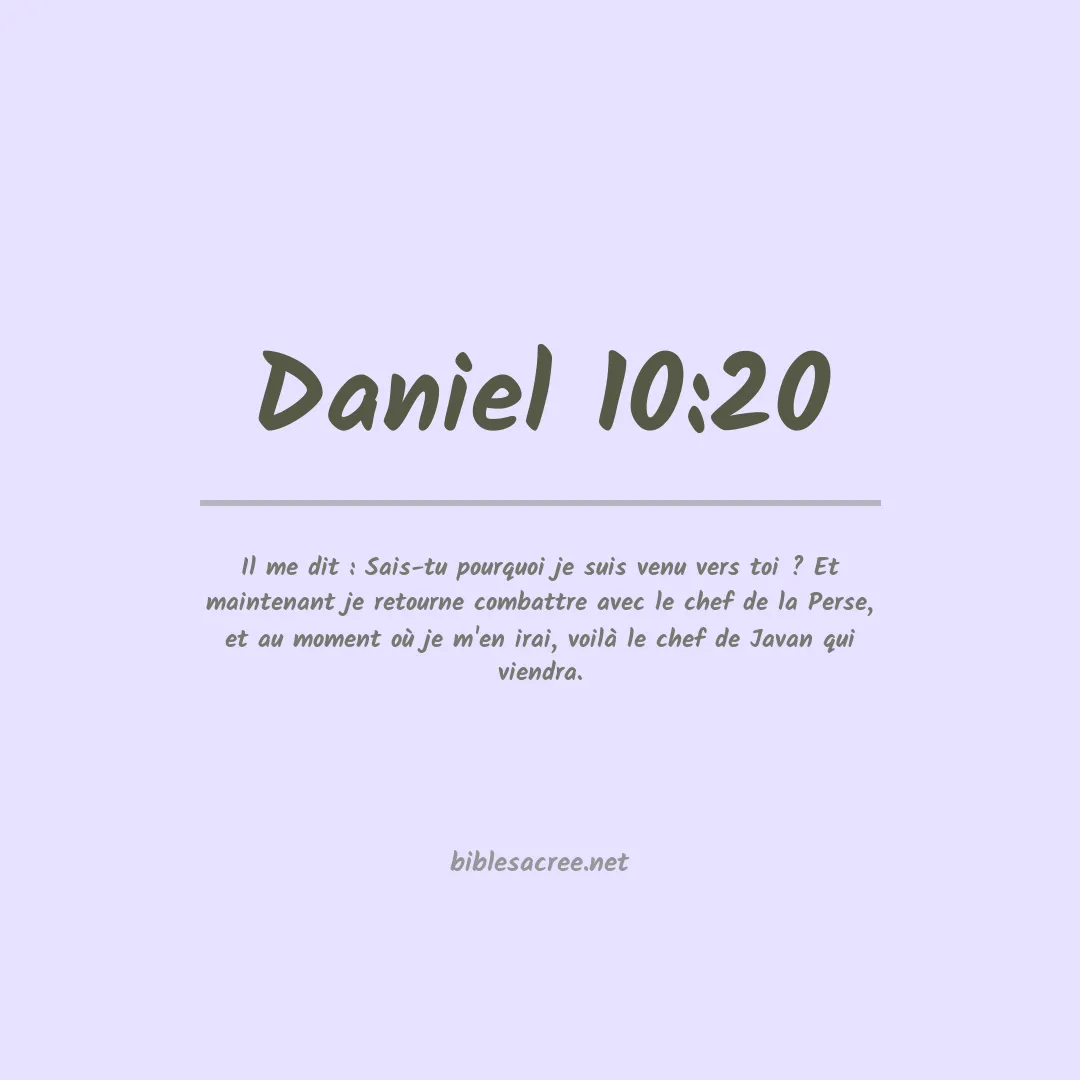 Daniel - 10:20