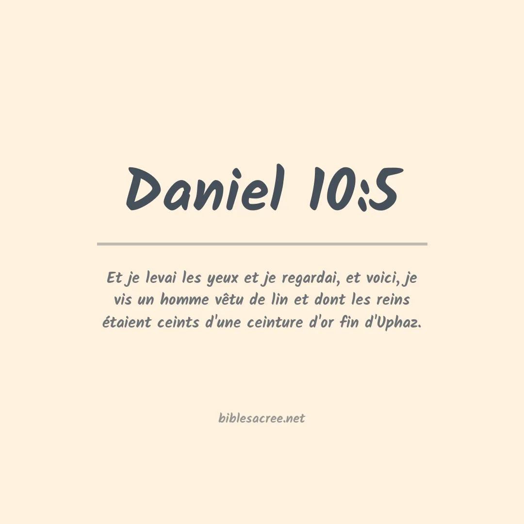 Daniel - 10:5