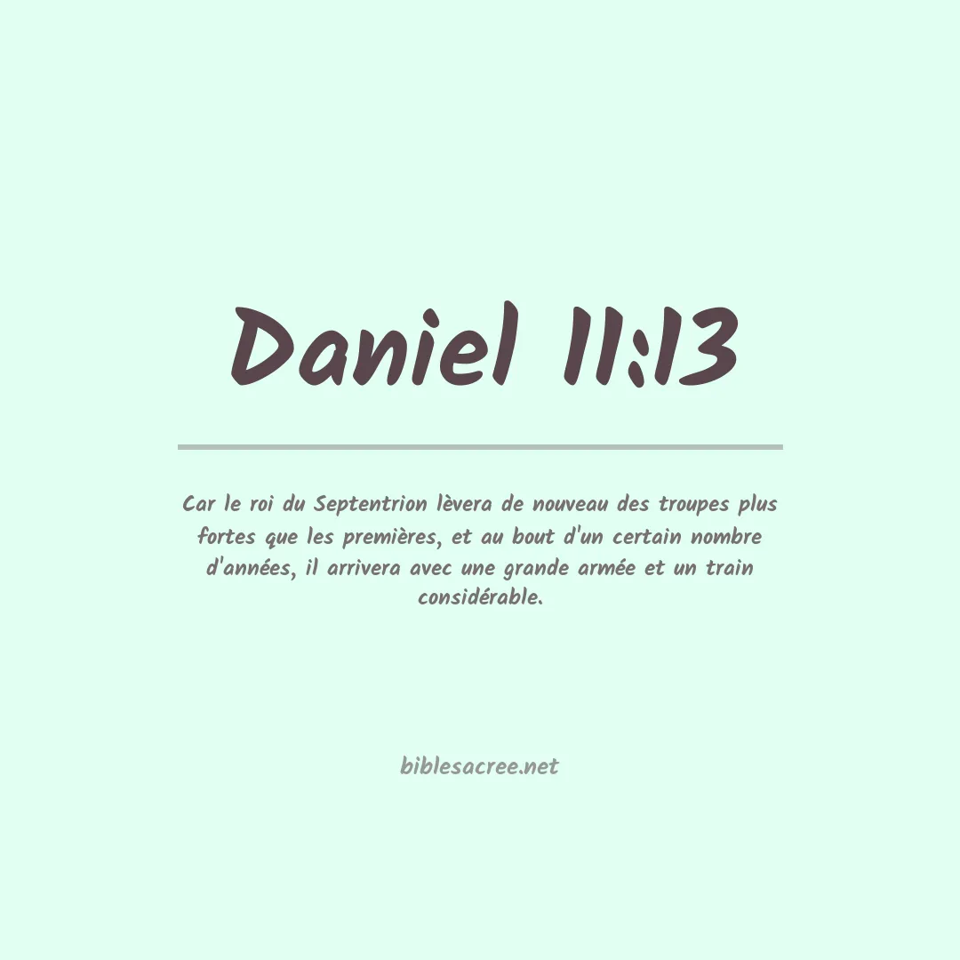 Daniel - 11:13