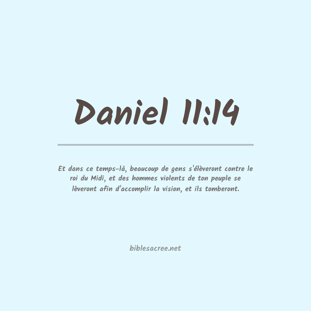 Daniel - 11:14