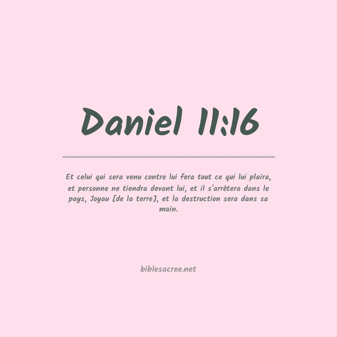 Daniel - 11:16