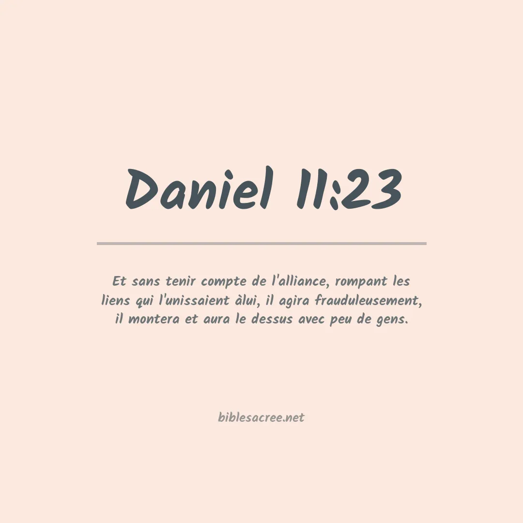 Daniel - 11:23