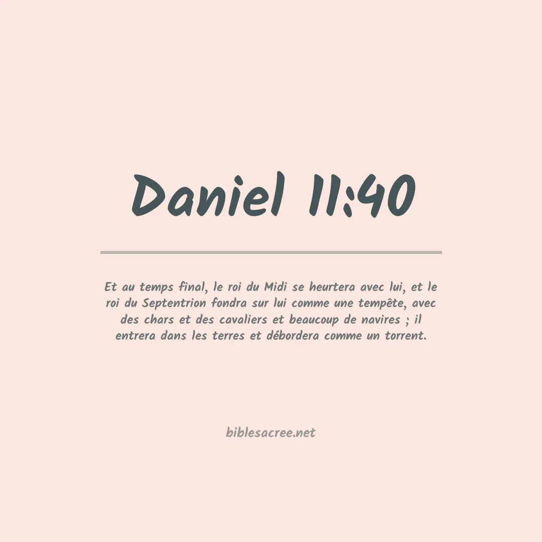 Daniel - 11:40