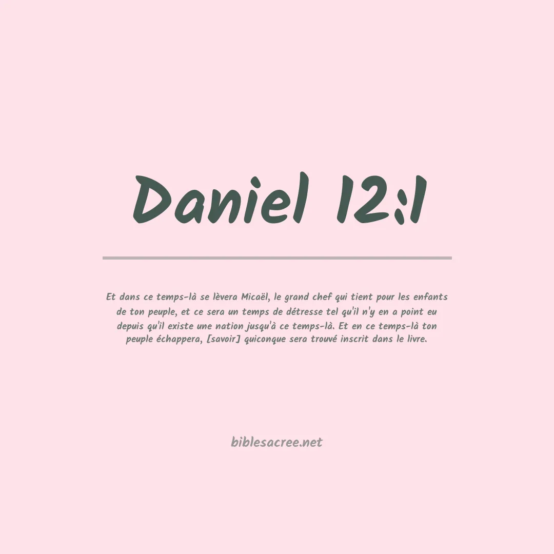 Daniel - 12:1
