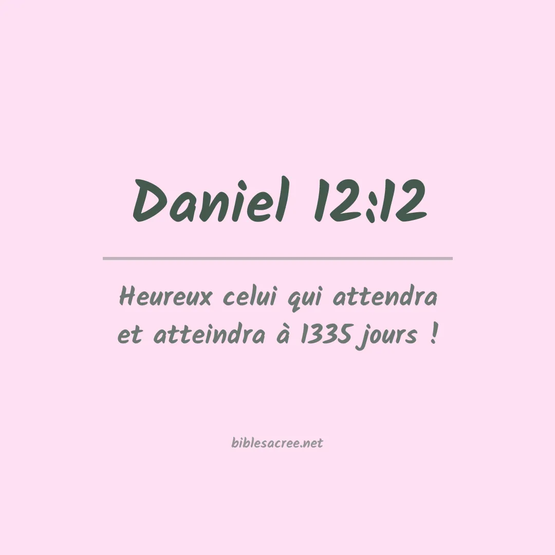 Daniel - 12:12