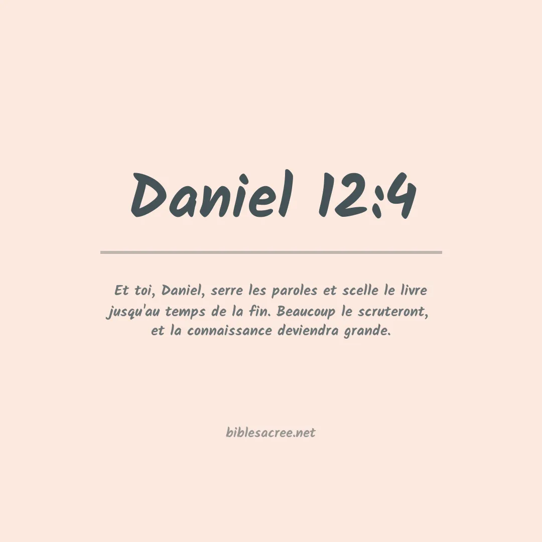 Daniel - 12:4