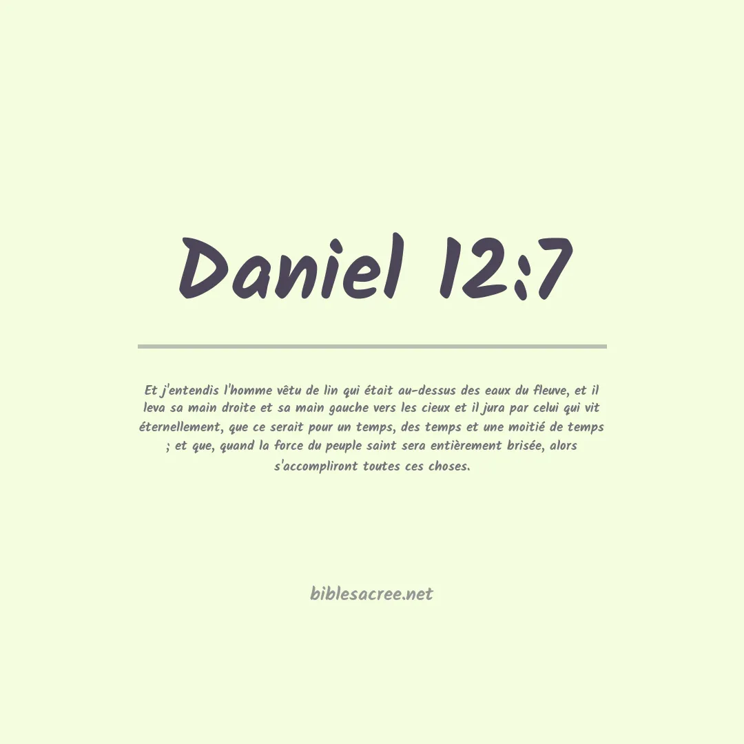 Daniel - 12:7