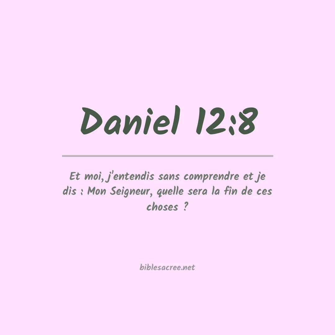 Daniel - 12:8