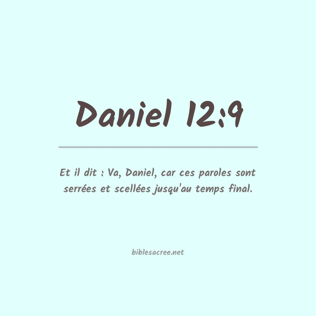 Daniel - 12:9