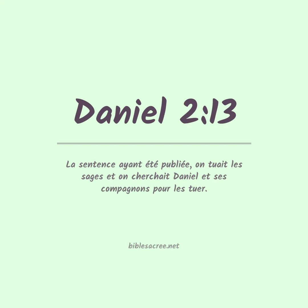 Daniel - 2:13