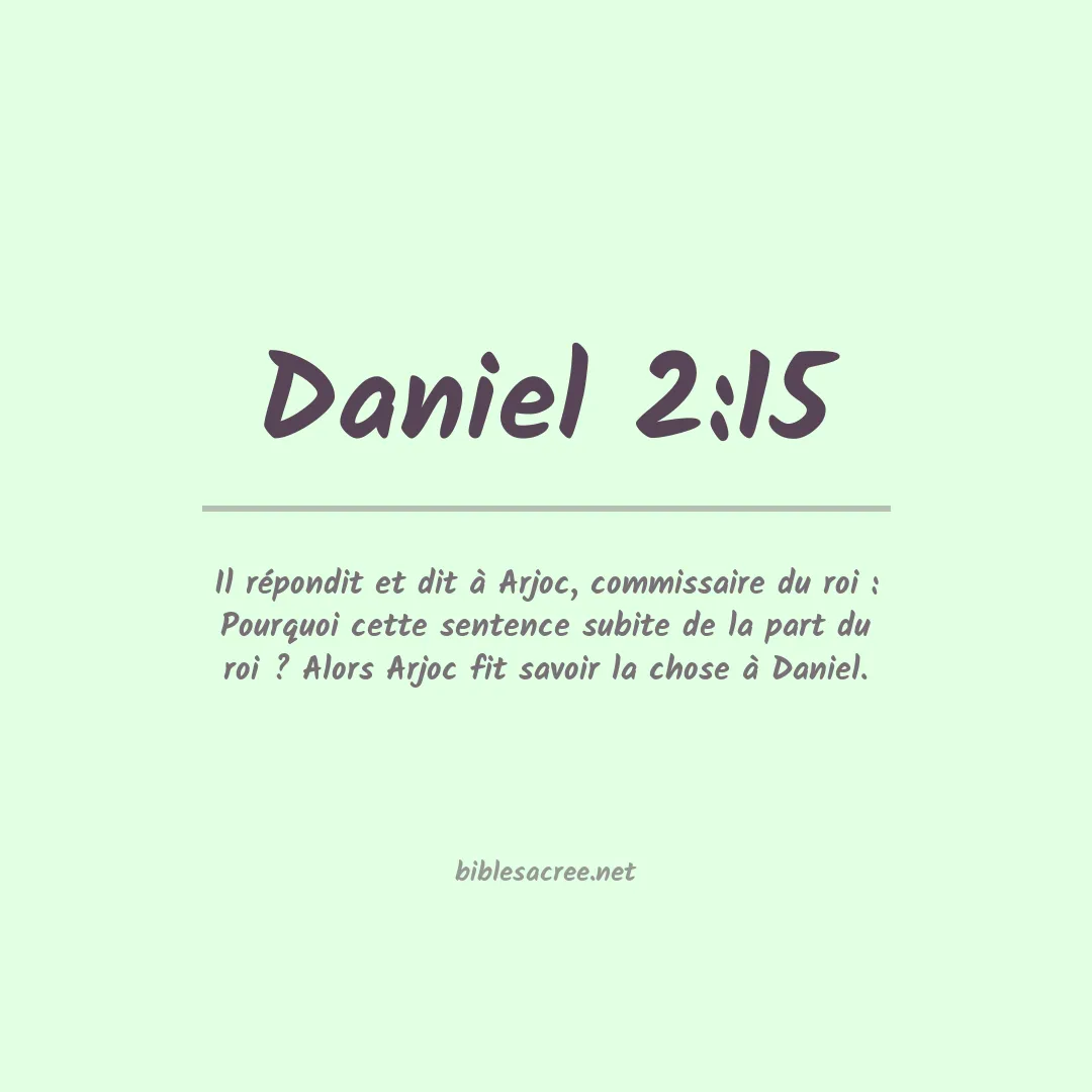 Daniel - 2:15
