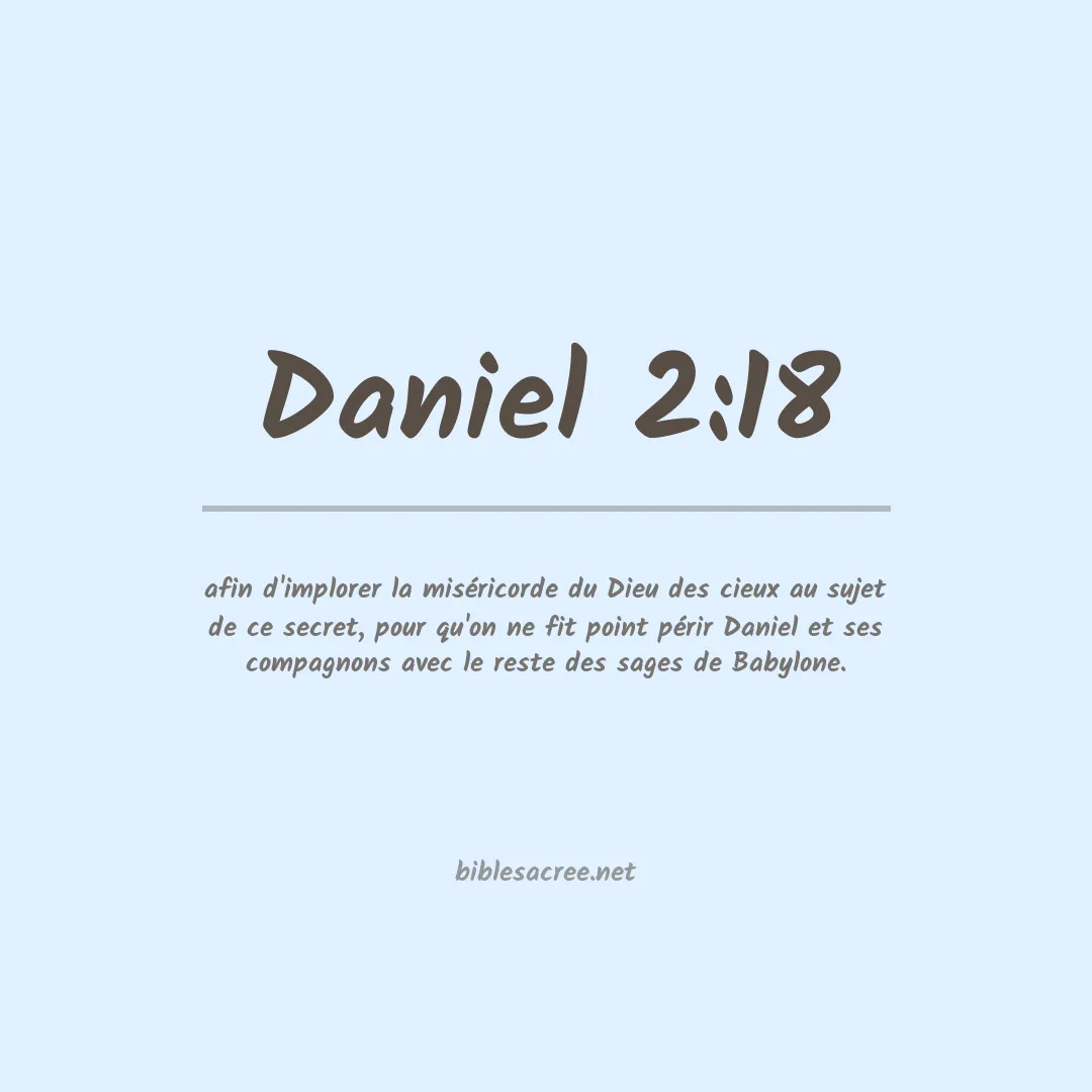 Daniel - 2:18