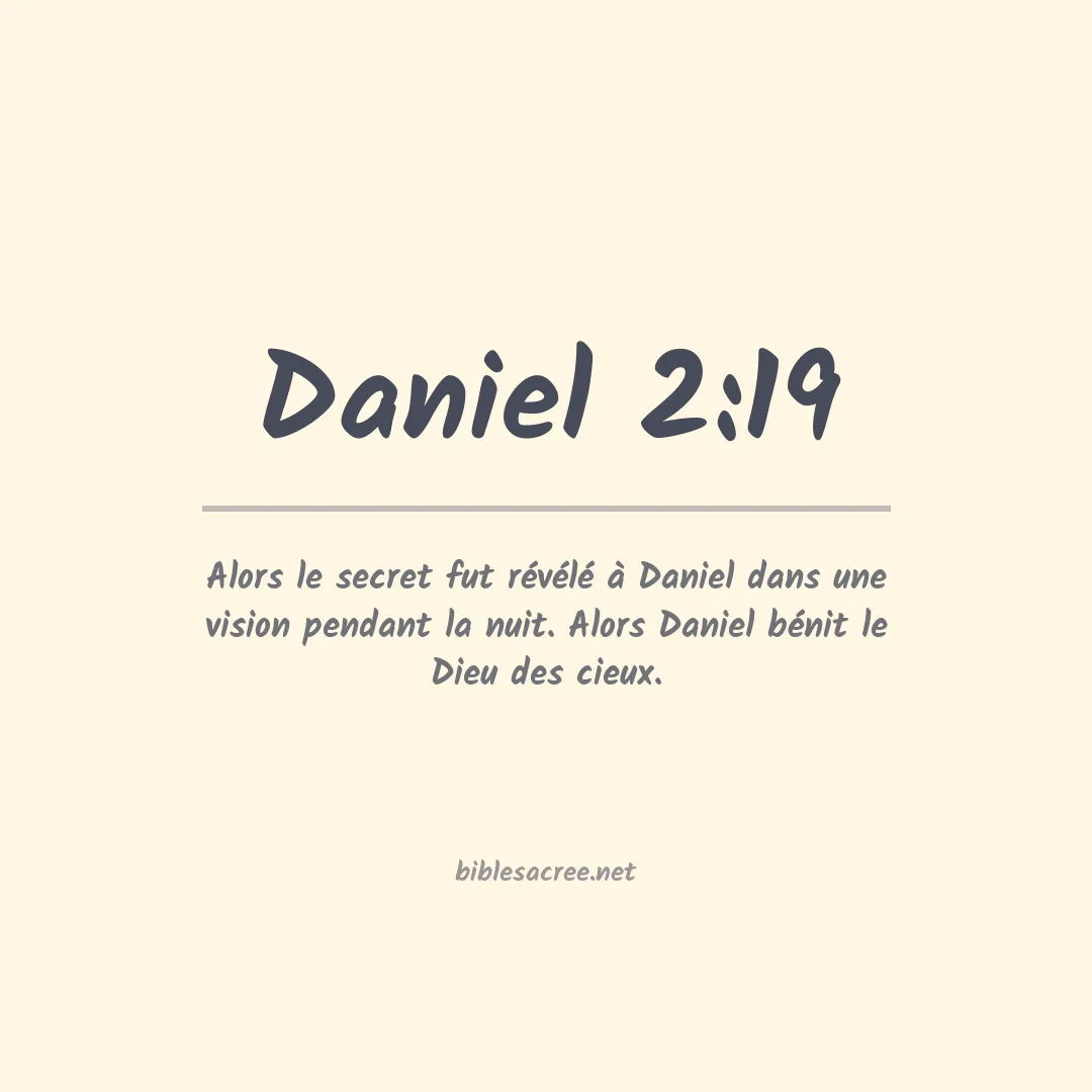 Daniel - 2:19