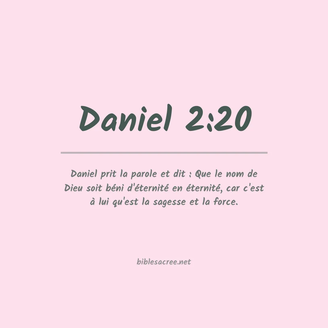 Daniel - 2:20
