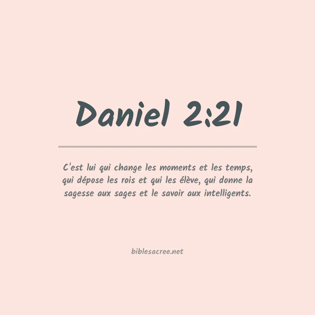 Daniel - 2:21