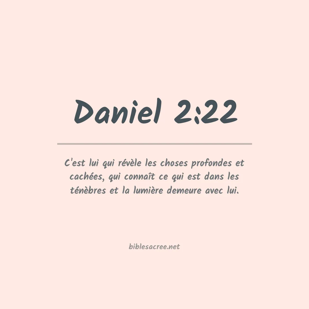 Daniel - 2:22