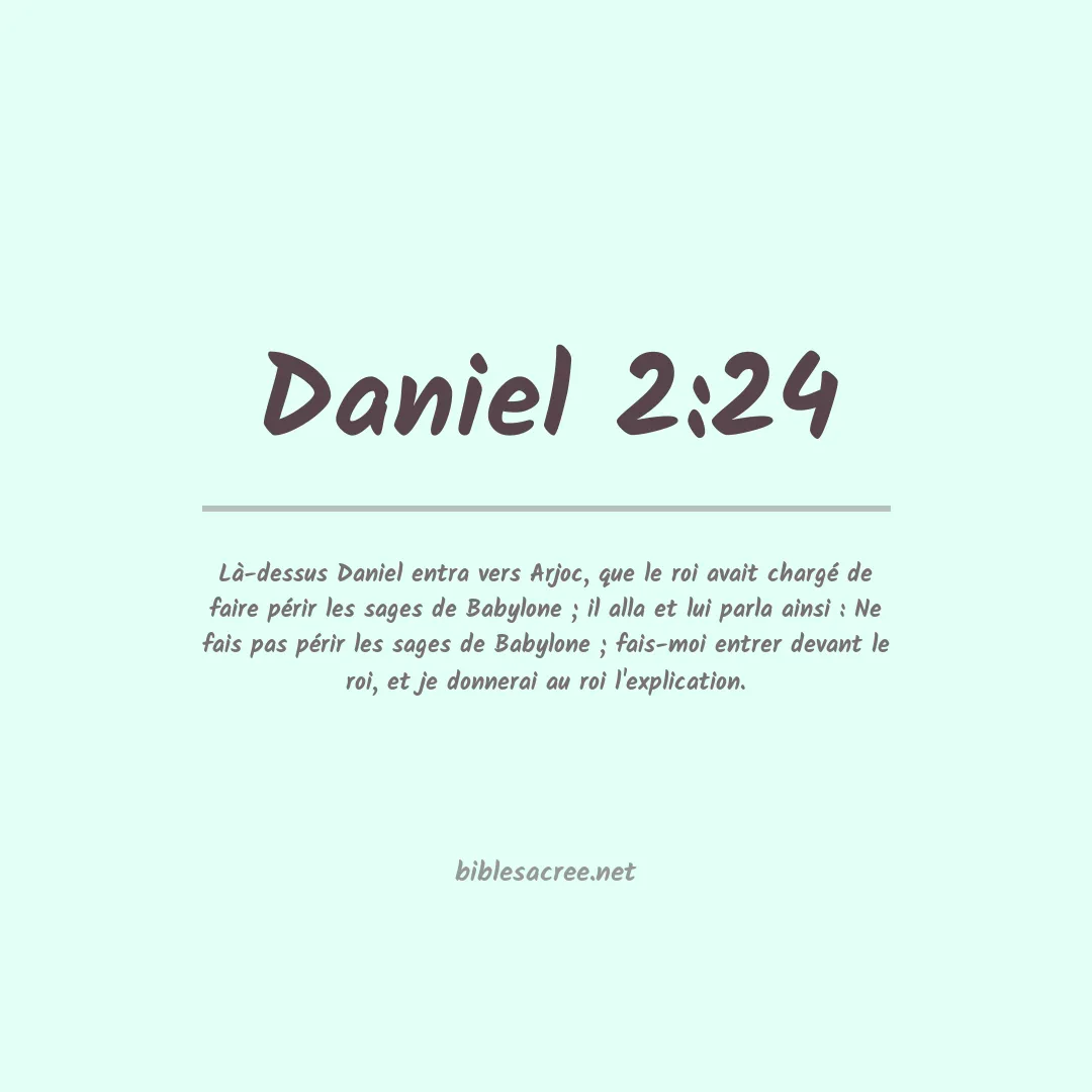 Daniel - 2:24