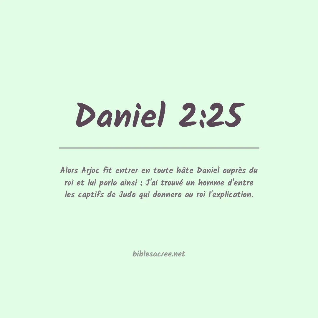 Daniel - 2:25