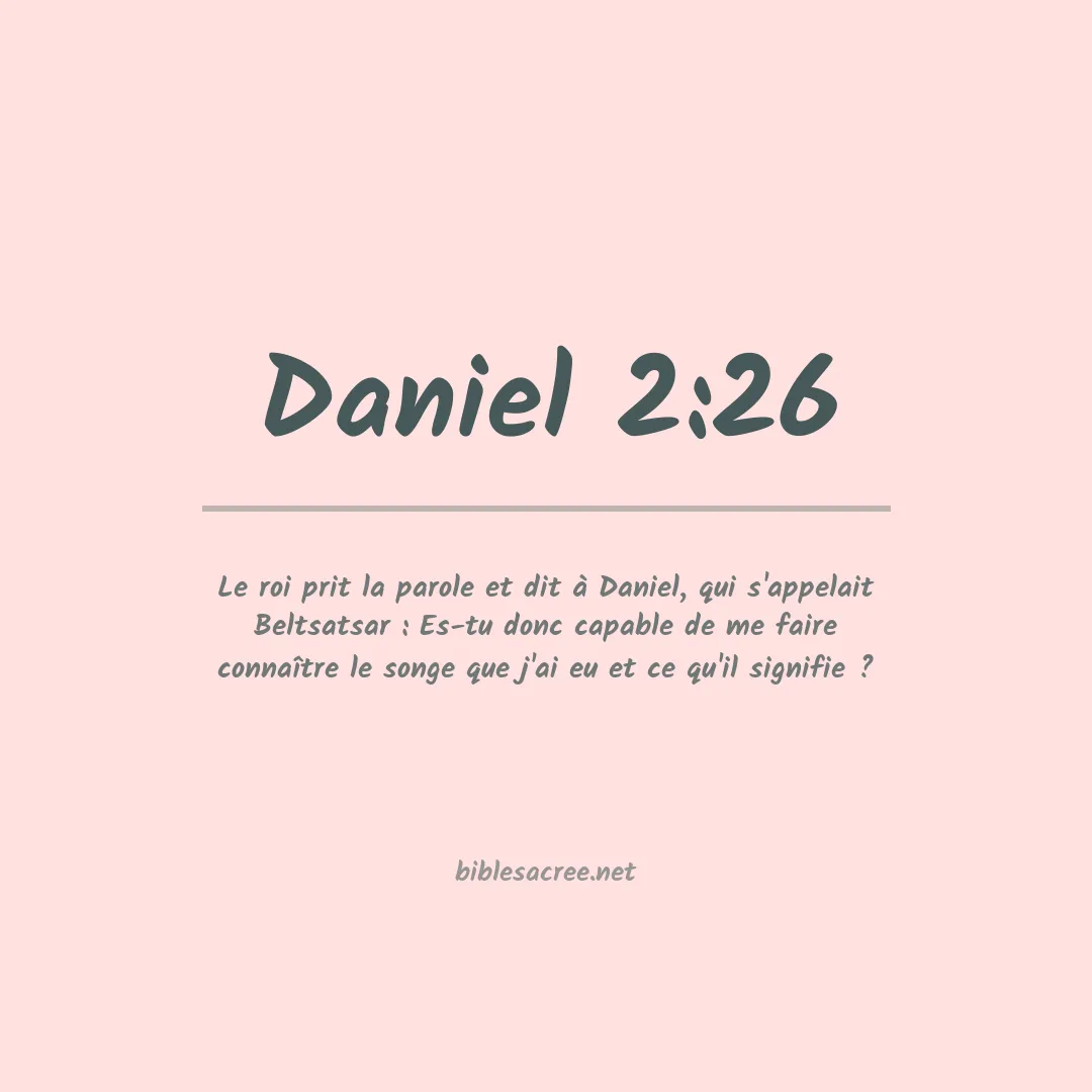 Daniel - 2:26