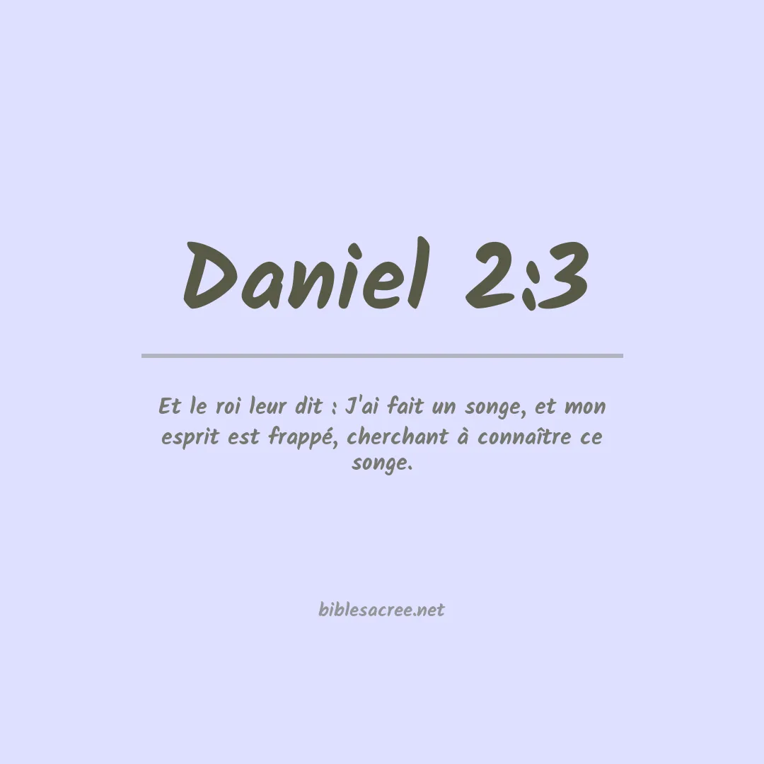 Daniel - 2:3