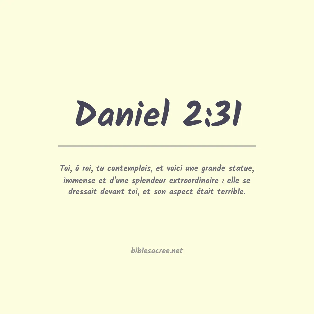 Daniel - 2:31