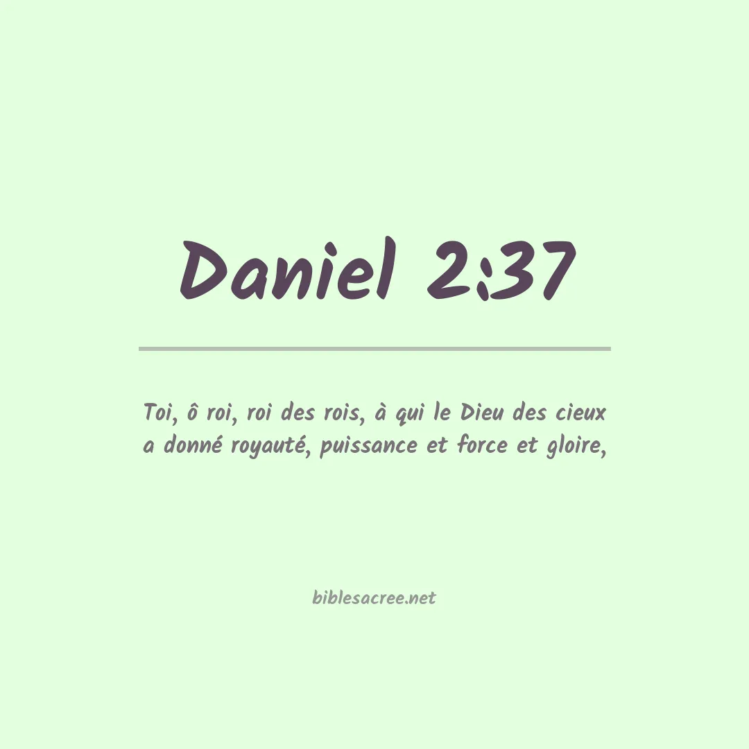 Daniel - 2:37