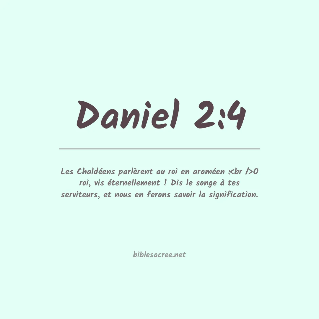 Daniel - 2:4