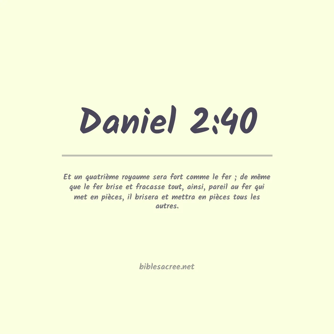 Daniel - 2:40