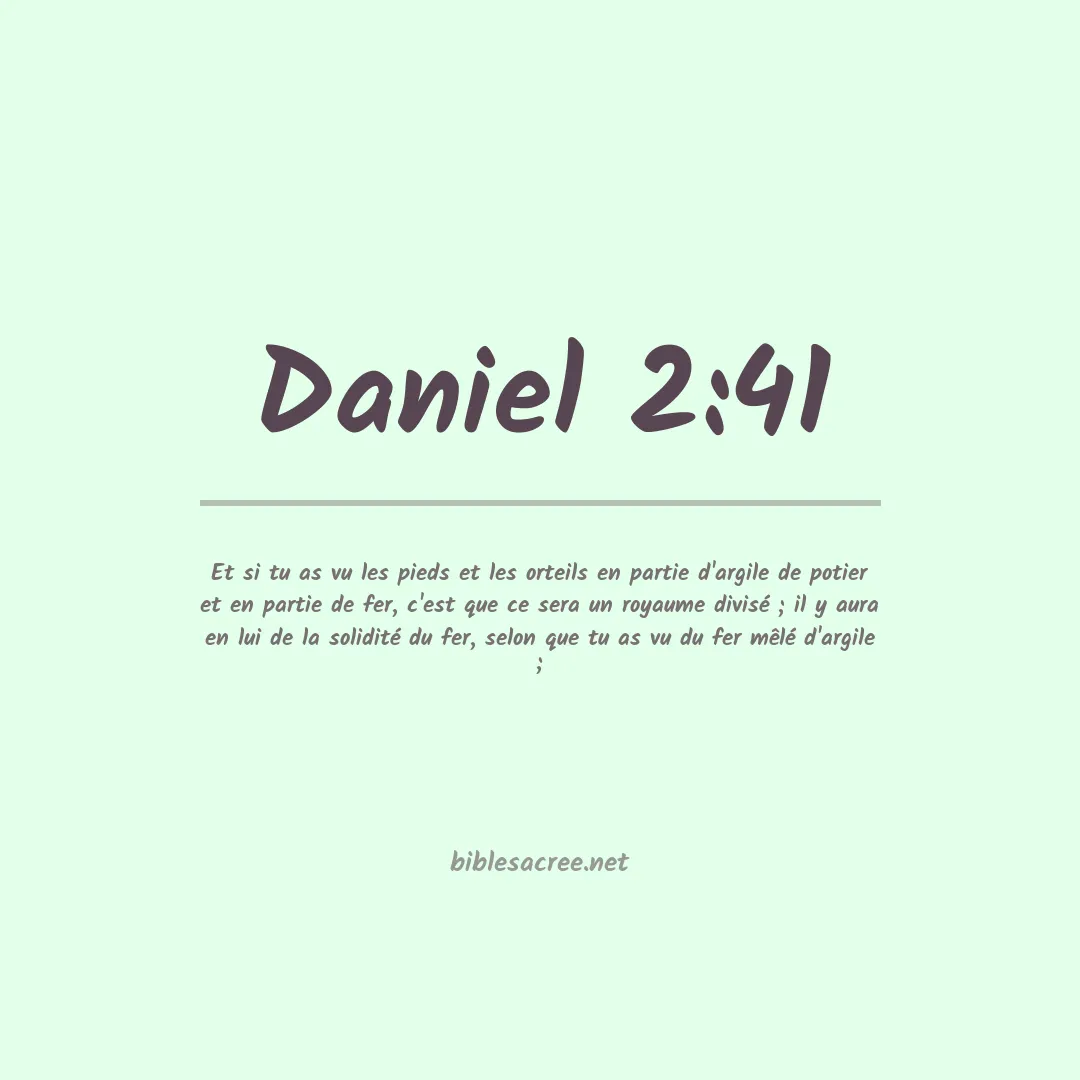 Daniel - 2:41