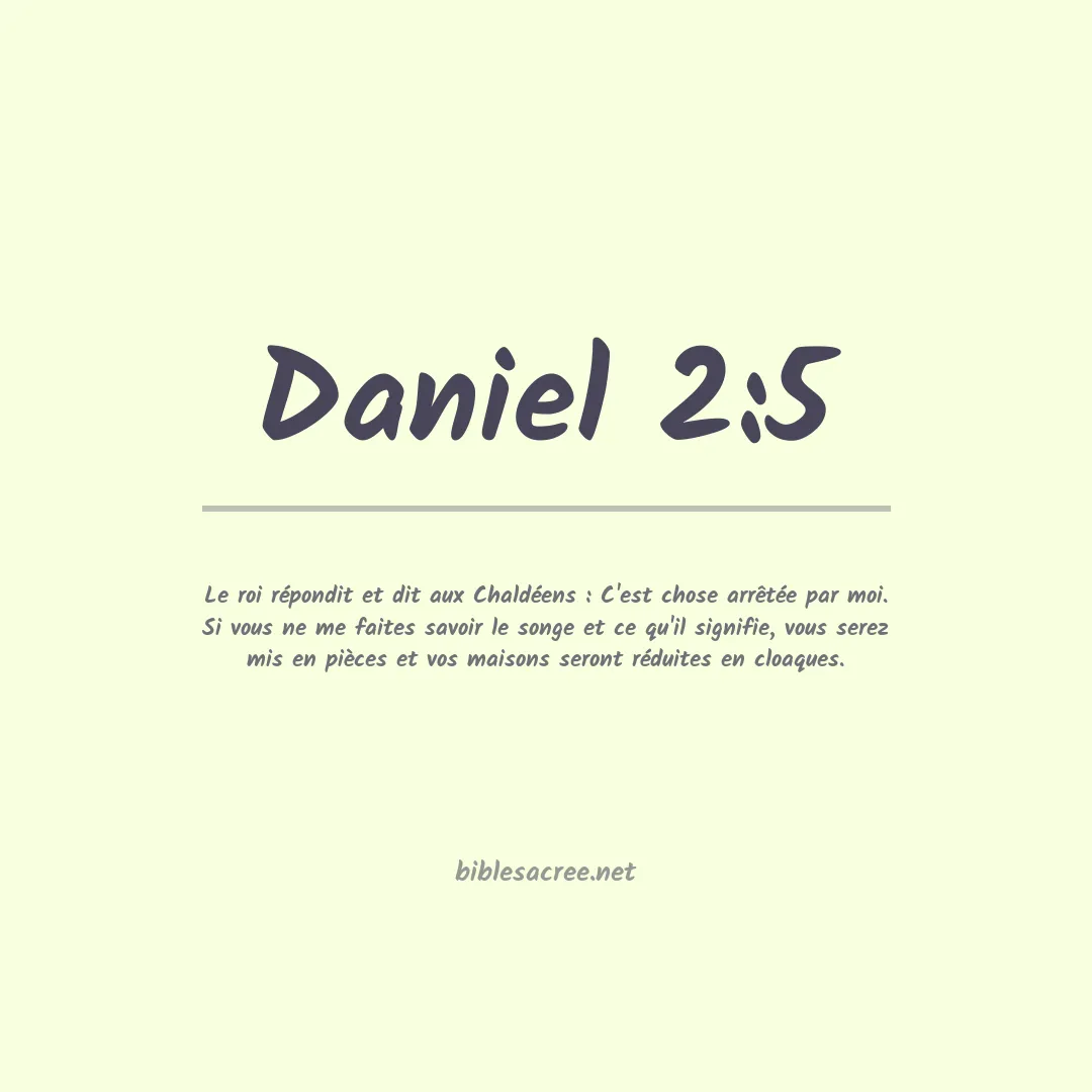 Daniel - 2:5