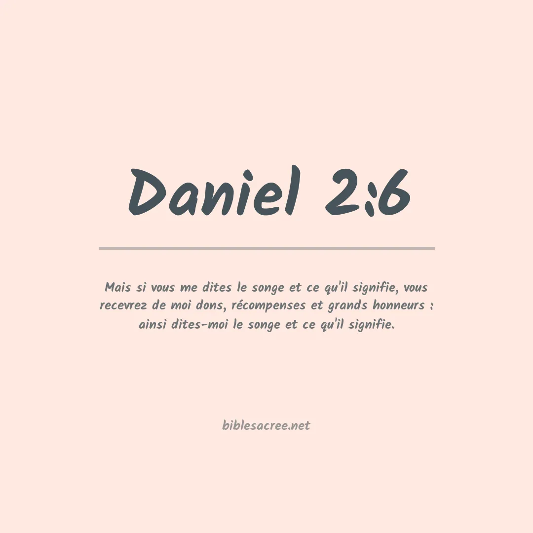 Daniel - 2:6