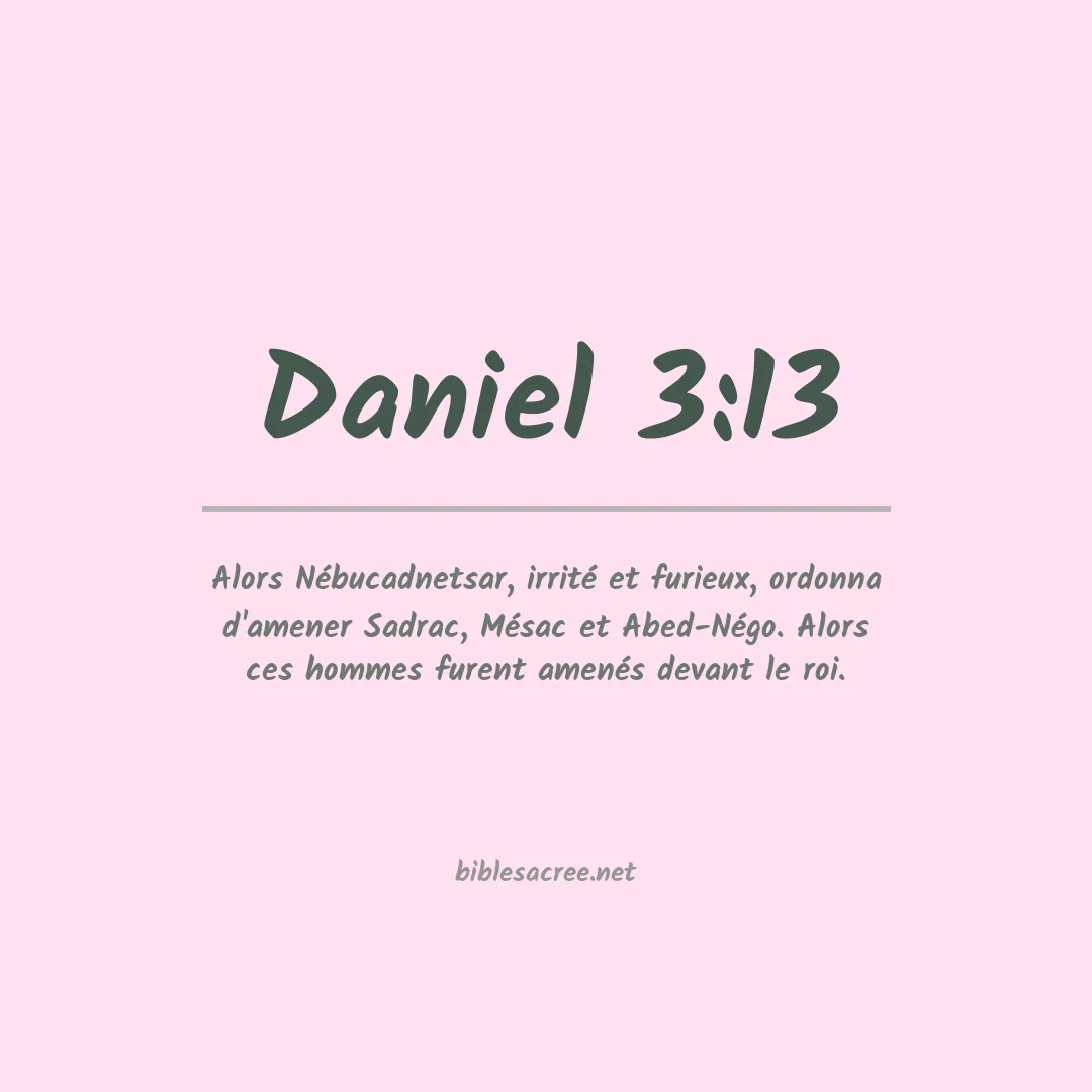 Daniel - 3:13